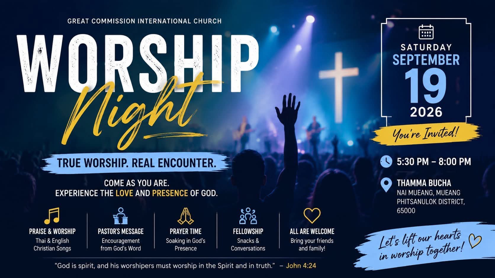 Worship Night Promotion